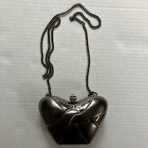 Y & S Original hard shell Heart bag with jeweled closure